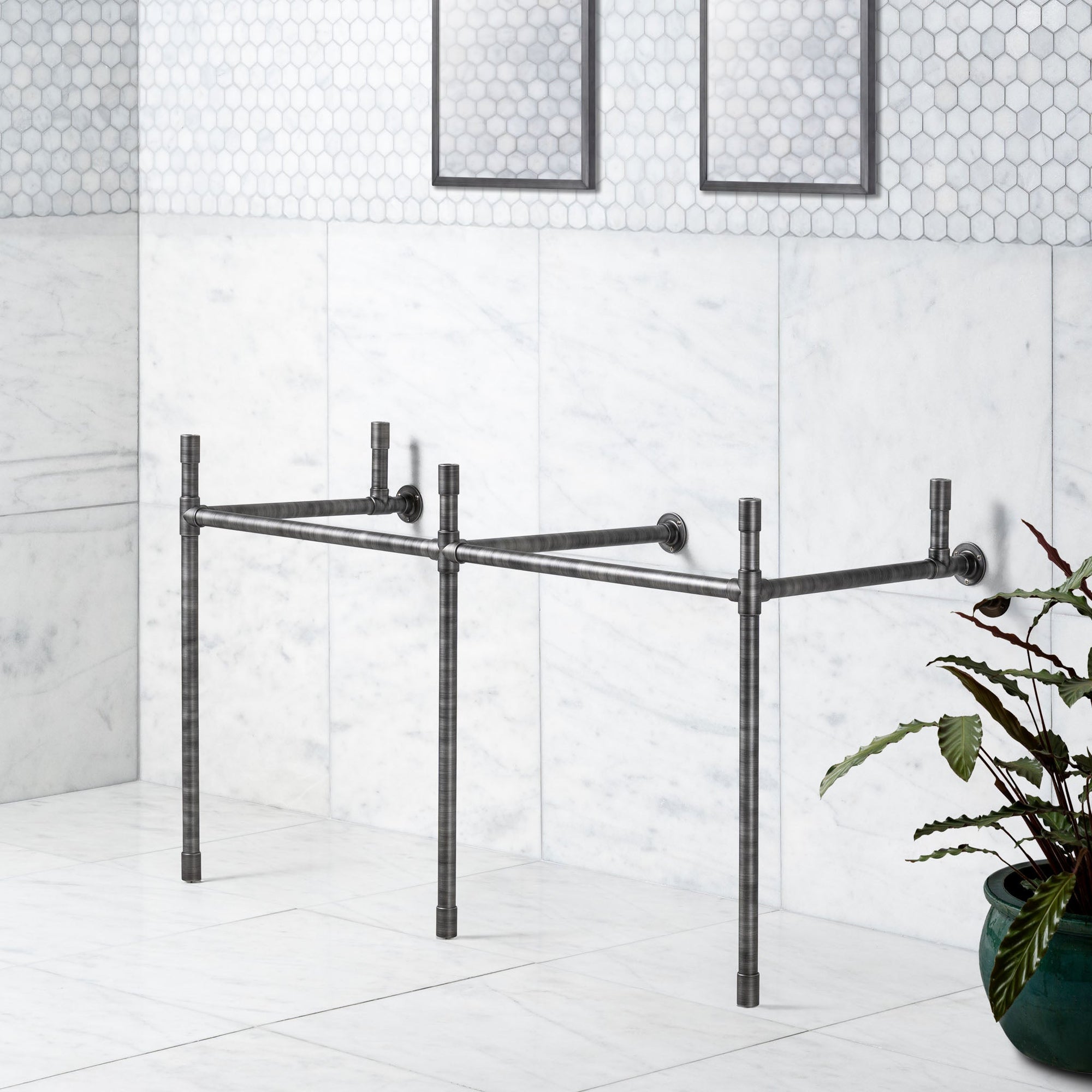 Thornhill Double Vanity Stand (Stand Only - No Top, Upstand or Basins) - Rutland London (UAE)