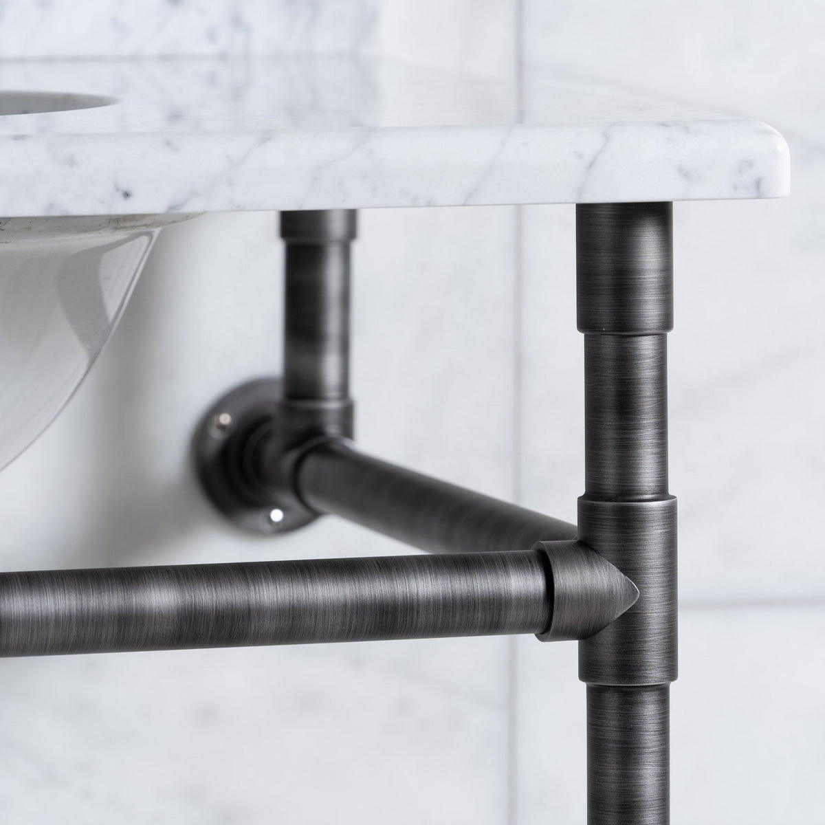 Thornhill Double Vanity Suite (Inc. Marble Top, Upstand & Basins) - Rutland London (UAE)