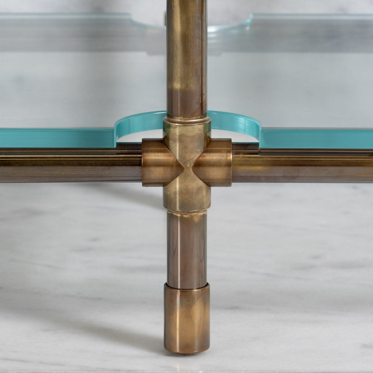 Orchard Double Vanity Suite (Inc. Marble Top, Upstand, Glass Shelf & Basins) - Rutland London (UAE)