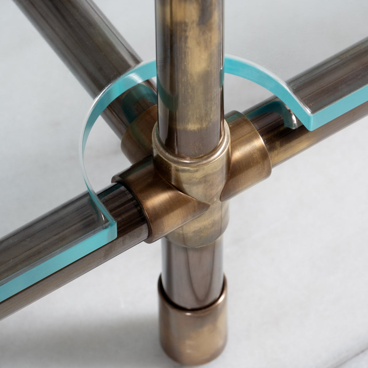 Orchard Double Vanity Suite (Inc. Marble Top, Upstand, Glass Shelf & Basins) - Rutland London (UAE)