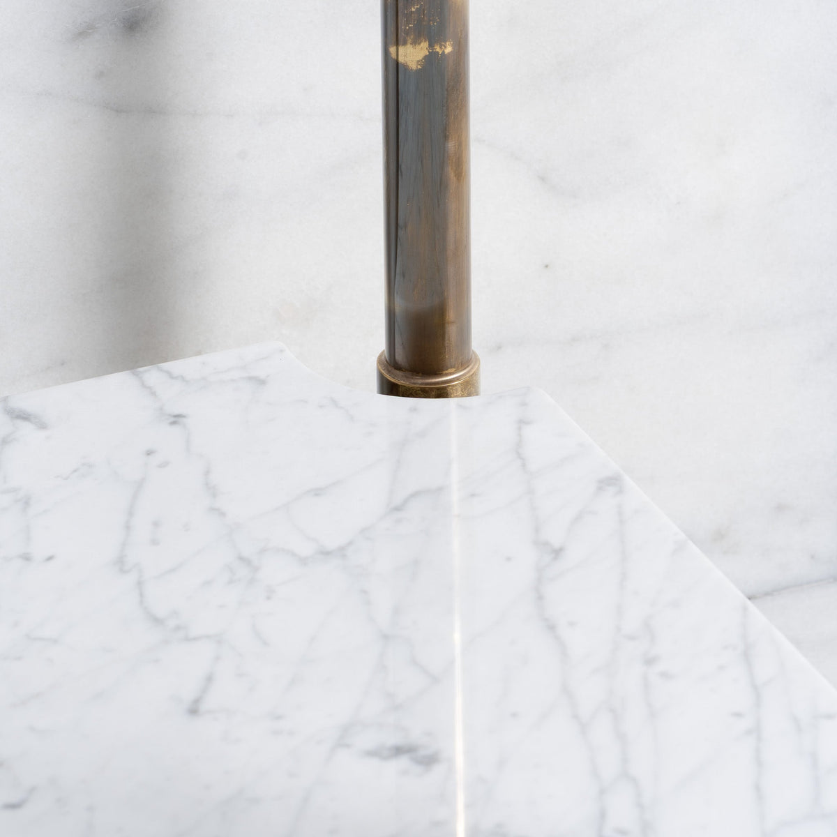 Franklin Double Vanity Suite (Inc. Marble Top, Upstand, Shelf & Basins) - Rutland London (UAE)