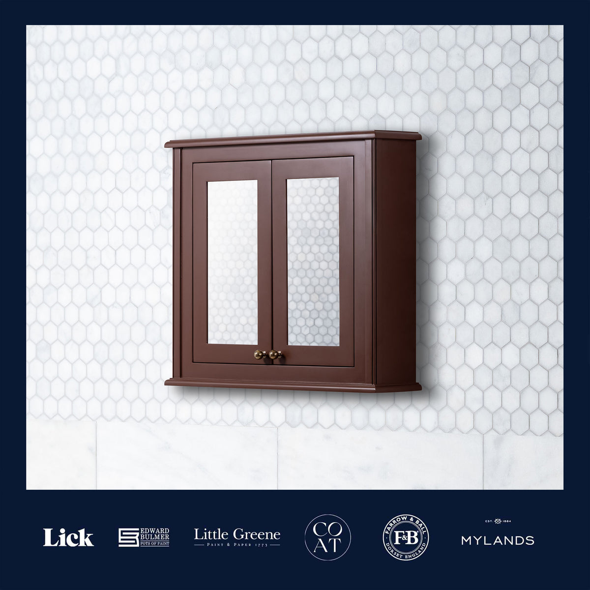 Harrow Surface Mounted Cabinet Painted Bathroom Mirror