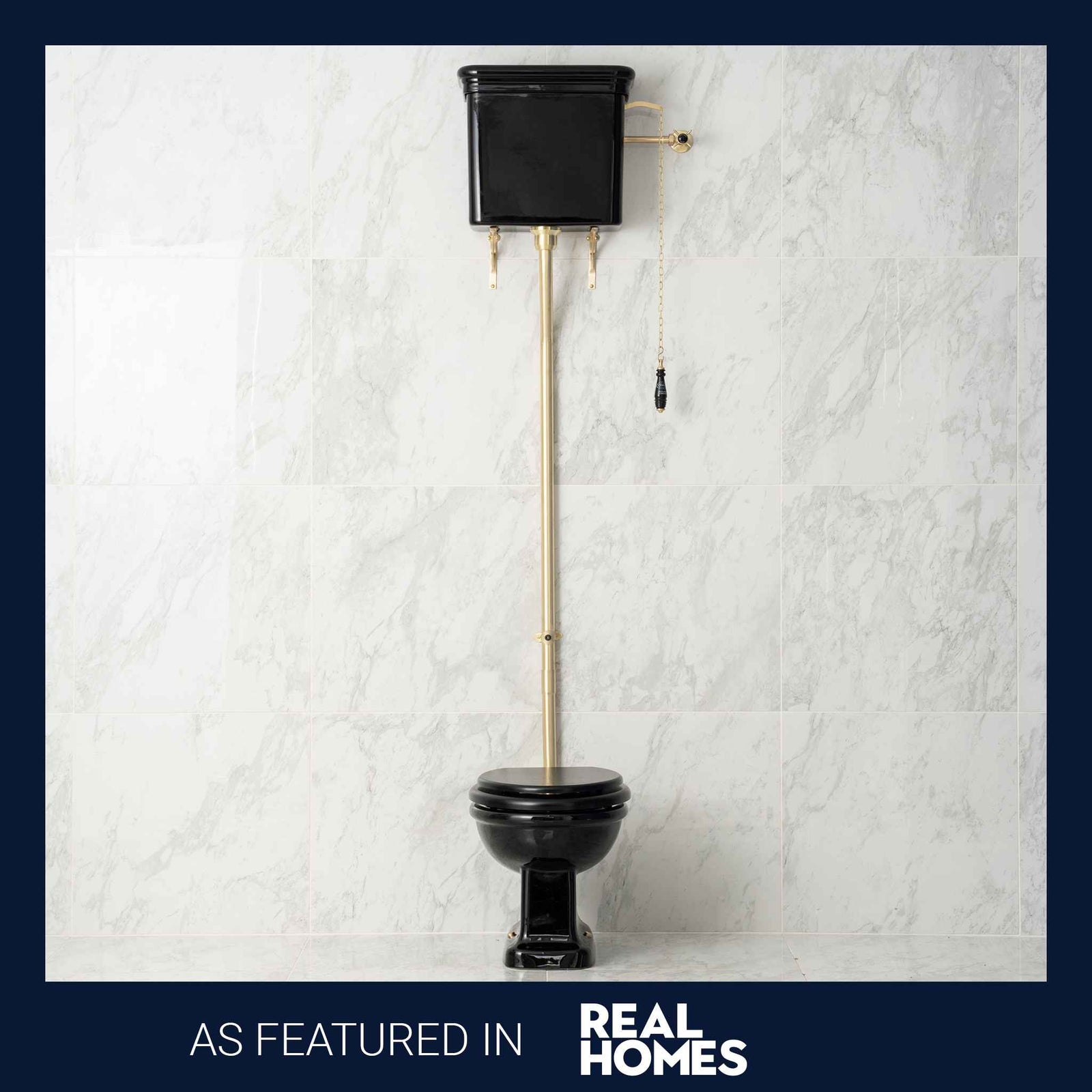 Sloane Black High Level WC Suite - Rutland London (UAE)