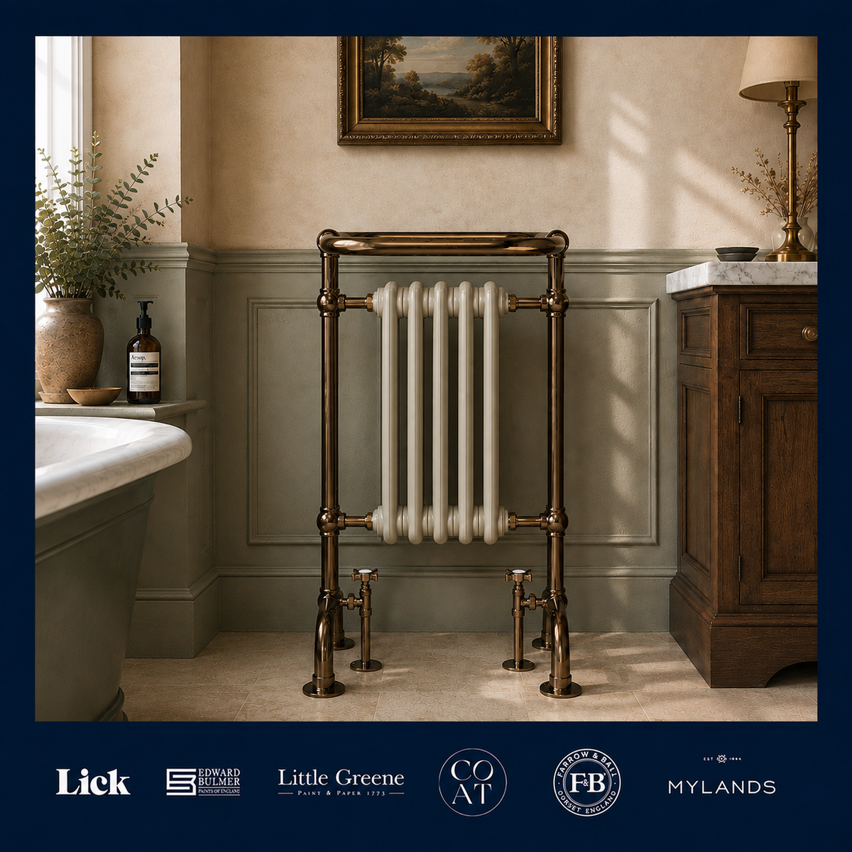 Trafalgar Heated Towel Rail - Rutland London (UAE)