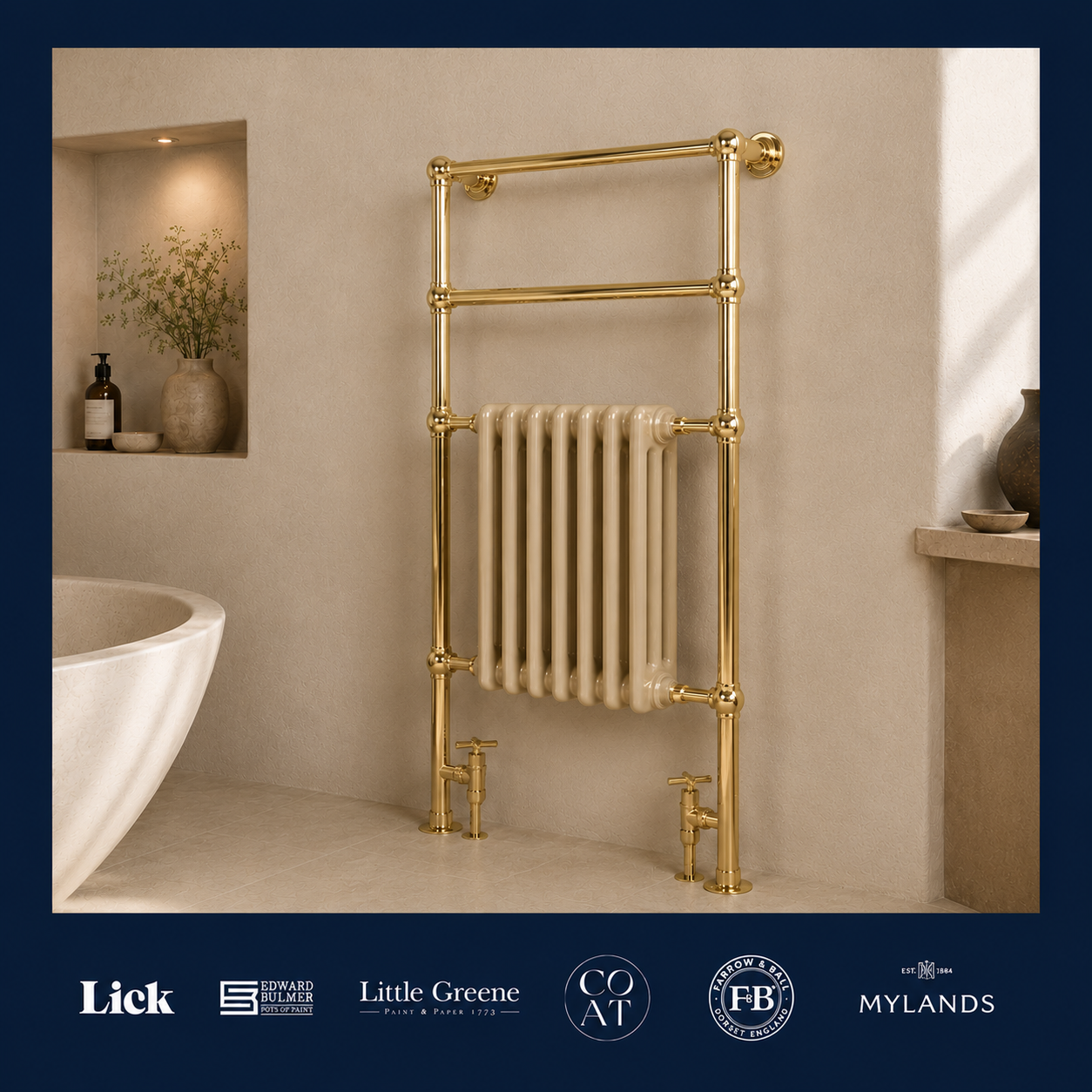 Walcot Heated Towel Rail - Rutland London (UAE)