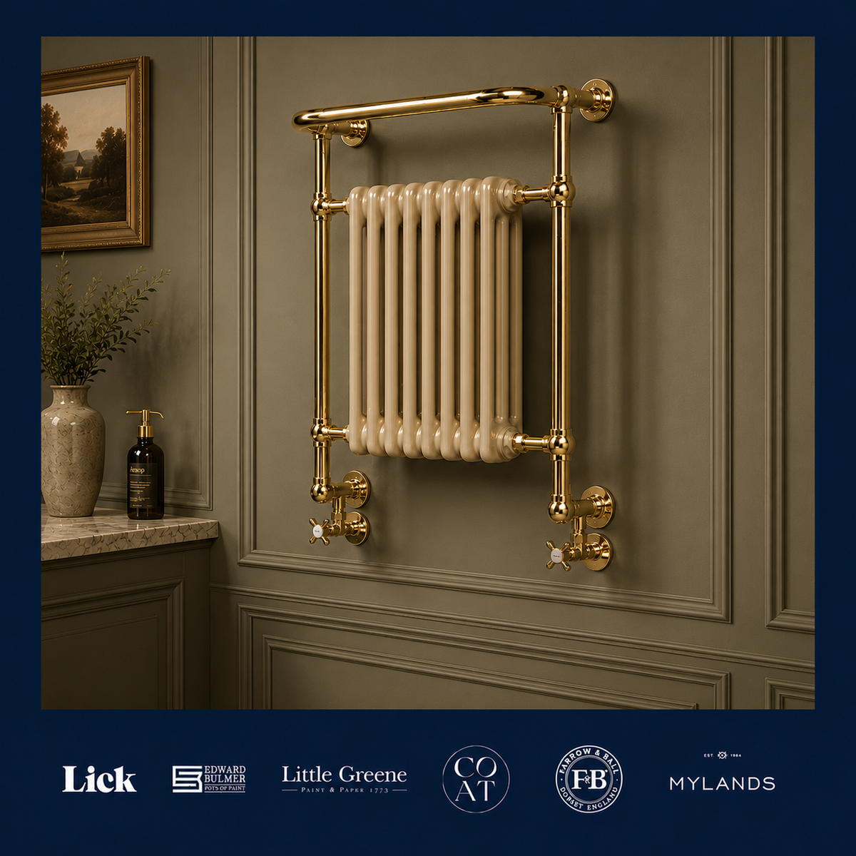 Wilton Heated Towel Rail - Rutland London (UAE)