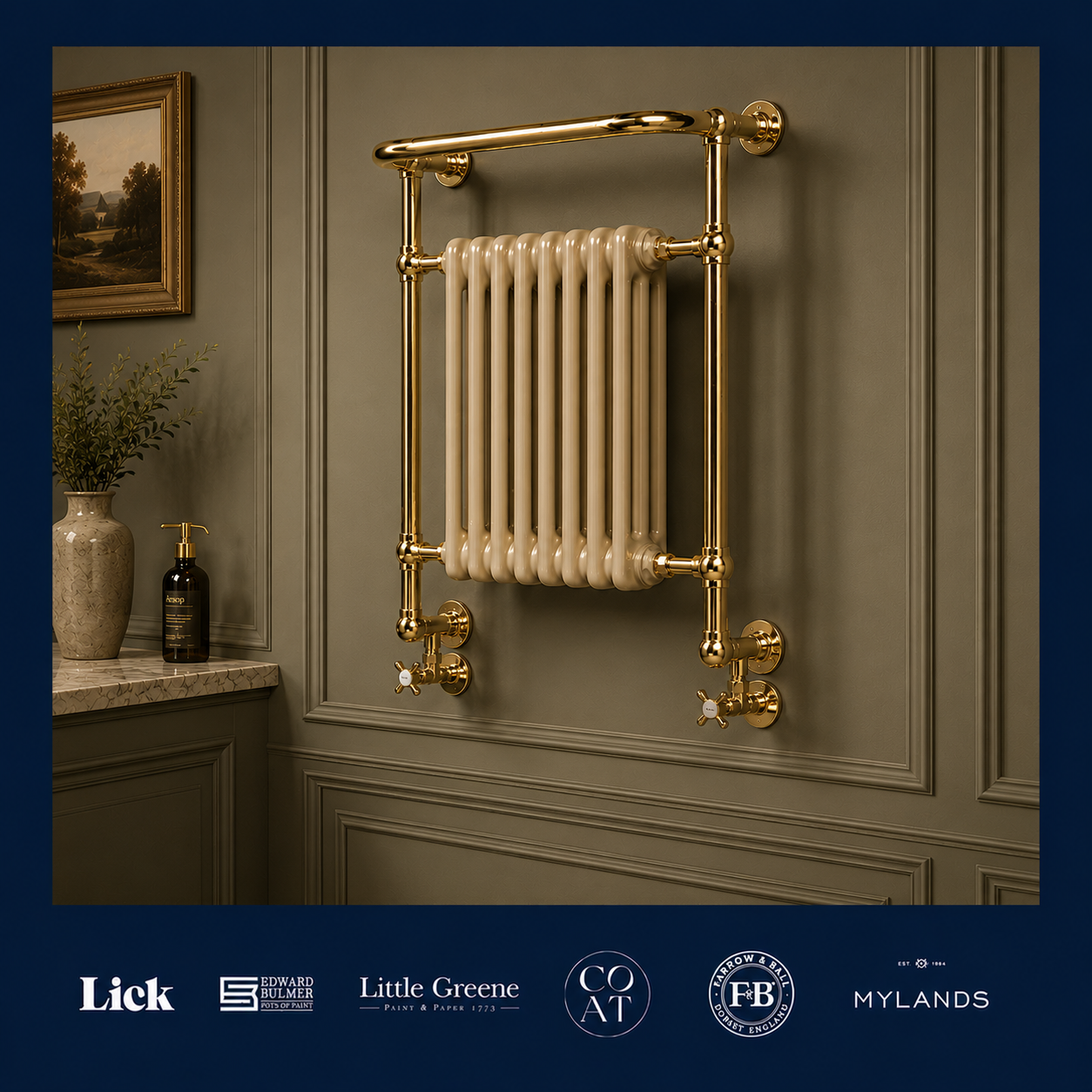 Wilton Heated Towel Rail - Rutland London (UAE)