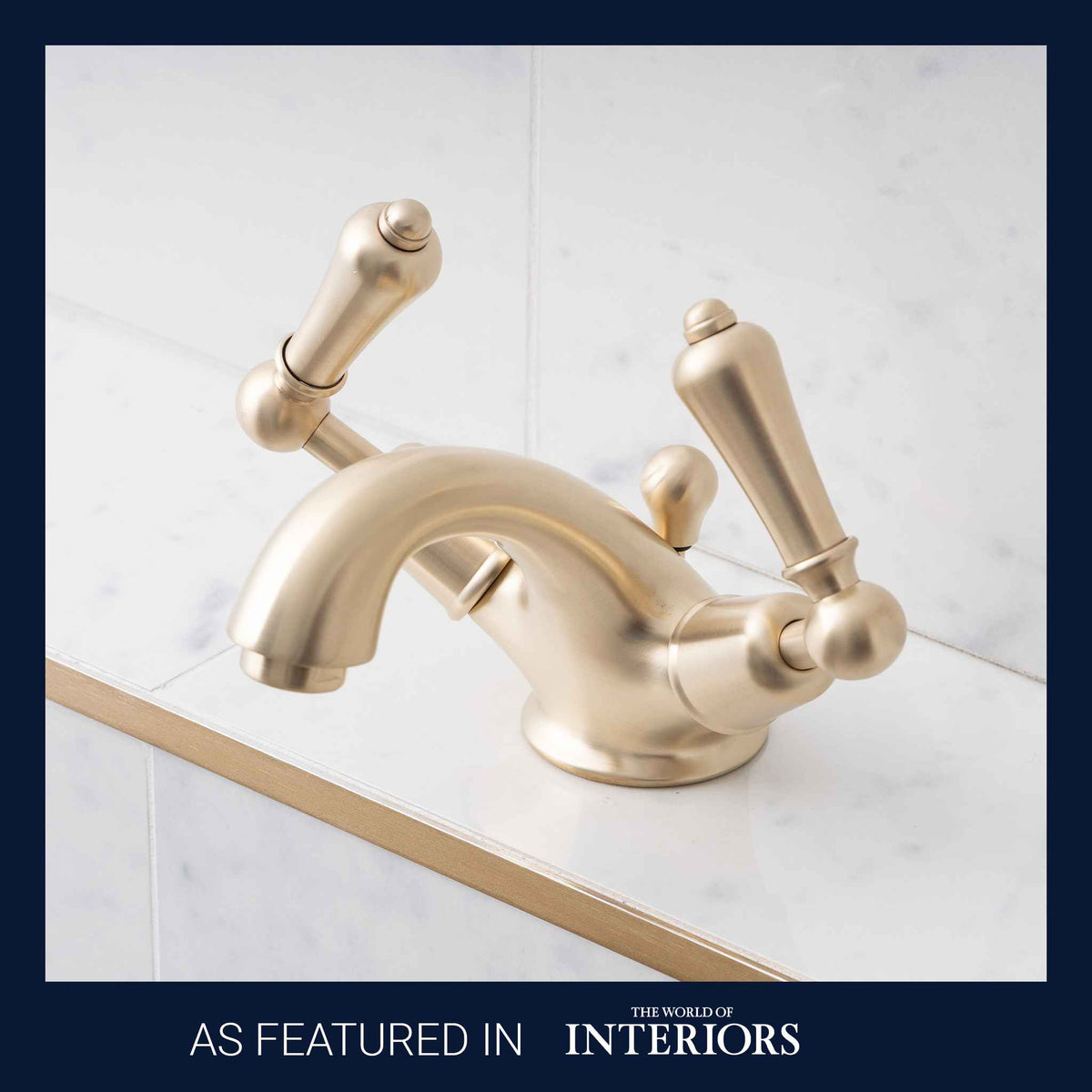 Torrington Metal Lever Basin Mono Mixer - Rutland London (UAE)