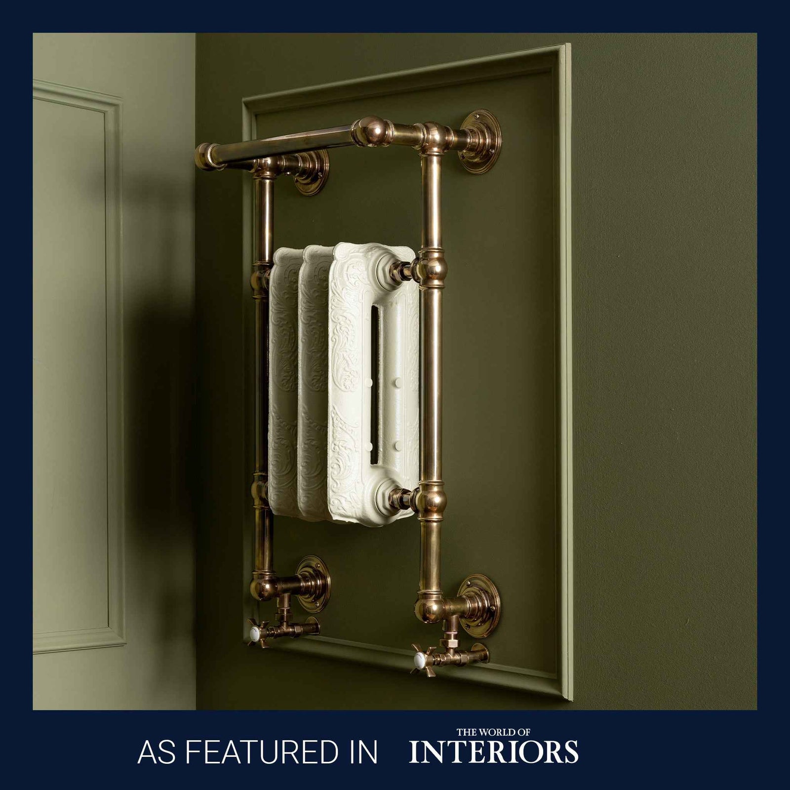 Rosebery Heated Towel Rail (Inc. Cast Iron Insert) - Rutland London (UAE)