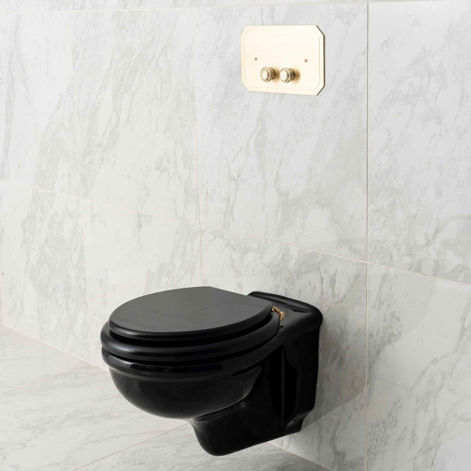Wilmington Black Wall Hung WC Suite - Rutland London (UAE)